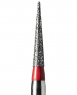 TC-23F (Mani) Алмазный бор, конус-карандаш, ISO 165/013, красный