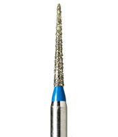 TC-72 (Mani) Алмазний бор, конус-олівець, ISO 165/010, синій