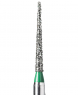 TC-74C (Mani) Алмазний бор, конус-олівець, ISO 166/012, зелений
