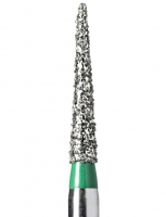 TC-21C (Mani) Алмазний бор, конус-олівець, ISO 165/015, зелений