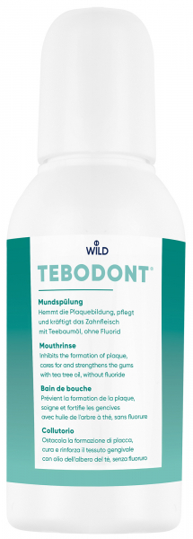 TEBODONT, без фториду (Wild Pharma) Ополіскувач для ротової порожнини з маслом чайного дерева (Melaleuca Alternifolia)