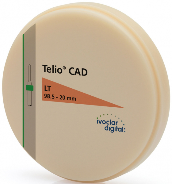 Telio CAD LT, 98.5-20 мм/1 (Ivoclar Vivadent) Диск для изготовления временных конструкций