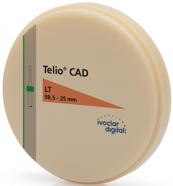 Telio CAD LT, 98,5-25 мм/1 (Ivoclar Vivadent) Диск для изготовления временных конструкций