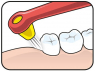 Специальная зубная щетка TePe Interspace Soft, 12 сменных насадок, блистер (304-0072)