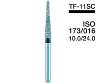 TF-11SC (Mani) Алмазный бор, конус, ISO 173/016, черный