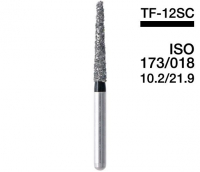 TF-12SC (Mani) Алмазный бор, усеченый конус, ISO 173/018