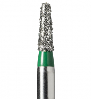 TF-43C (Mani) Алмазний бор, усічений конус, ISO 170/015, зелений