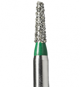 TF-42C (Mani) Алмазний бор, усічений конус, ISO 170/013, зелений