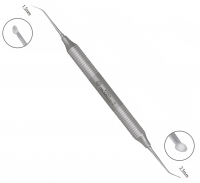 Распатор Osung TITU5, ширина лезвия 1,5 мм и 2,5 мм (двухсторонний, для сепарации мягких тканей)
