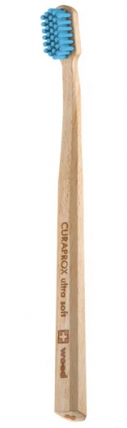 Зубная щетка Curaprox Ultrasoft (деревянная, d 0,10 мм)