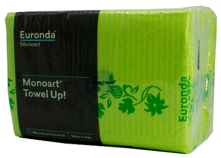 Monoart Towel UP (Euronda) Трёхслойные стоматологические салфетки, для пациента