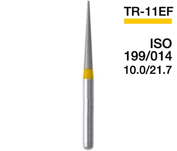 TR-11EF (Mani) Алмазный бор, конус-карандаш, ISO 199/016