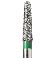 TR-24C (Mani) Алмазний бор, конус-олівець, ISO 197/019, зелений
