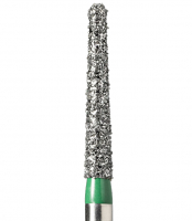 TR-25C (Mani) Алмазний бор, конус-олівець, ISO 199/017, зелений