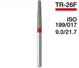 TR-26F (Mani) Алмазный бор, закругленный конус, ISO 199/018