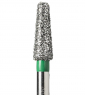 TR-258C (Mani) Алмазний бор, конус-олівець, ISO 197/026, зелений