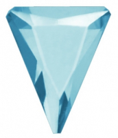 Украшения на зубы из фианита ProDent, Треугольник голубой лед, DJ-401