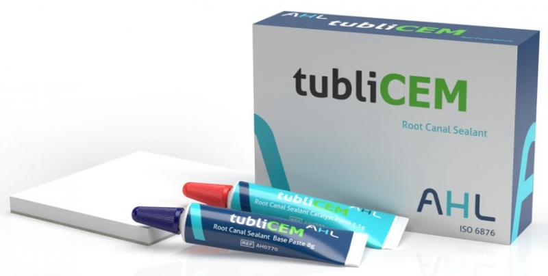 tubliCem, 8 г + 3,5 г (AHL) Цинк-оксид-эвгенольный силер для пломбирования корневых каналов