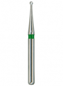 Твердосплавный бор Okodent H1S, 26 мм RAL (сферический, зеленый, грубая абразивность)