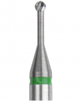 Твердосплавний бор Okodent H1SL, 22 мм RA (сферичний, зелений, груба абразивність)
