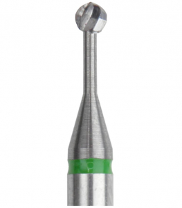 Твердосплавный бор Okodent H1SL, 26 мм RAL (сферический, зеленый, грубая абразивность)