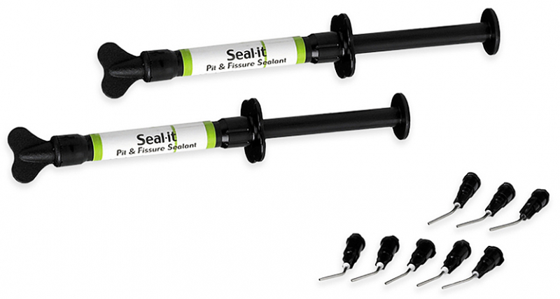Seal It (Spident) Светоотверждаемый материал с фтором, шприц, 1,2 г