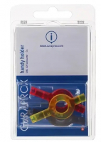 UHS 409, red (Curaprox) Набор цветных держателей для межзубных ершиков с колпачками, 3 шт