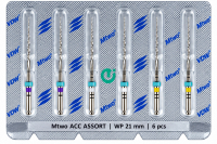 Машинные файлы VDW Mtwo NiTi ACC, 25 мм, ассорти 010/04–025/06 (V041230025456)