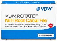 Машинные файлы VDW ROTATE, конус 04, 25 мм, 4 шт