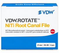 Машинные файлы VDW ROTATE, конус 05, 21 мм, №25, 4 шт (MSTVROT421525)