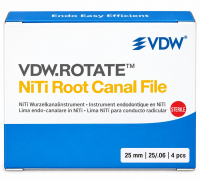 Машинные файлы VDW ROTATE, конус 06, 25 мм, №25, 4 шт