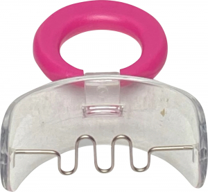 Вестибулярная пластинка Dr.Hinz MUPPY Wire Guard OS/GU1 (оранжевое кольцо с проволочной заслонкой) Ref.93201