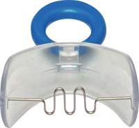 Вестибулярная пластинка Dr.Hinz MUPPY Wire Guard OS/GU2 (синее кольцо, с проволочной заслонкой) Ref.93202