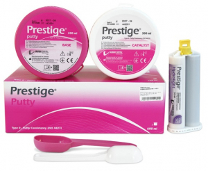 Оттискной материал Vannini Dental PRESTIGE Комплект (Putty 2х450 г, Hydrolight 50 мл)