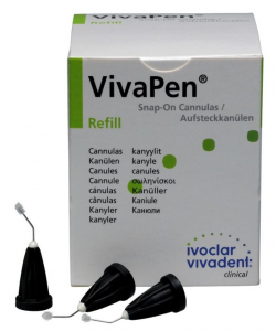 Ivoclar Vivadent Adhese VivaPen Snap-On Cannulas (100/Pkg) - Dental Lab Dispensing Tips