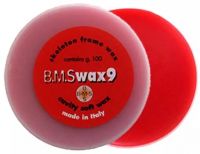 Воск моделировочный для поднутрений, мягкий BMS WAX №9, ярко-красный 100 г