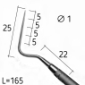 N0555-R (Nova) Зонд 8.5 со шкалой (5-5-5-5)