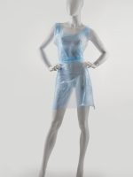 Фартух поліетиленовий Економ (12 мкм, 100 шт/уп) блакитний