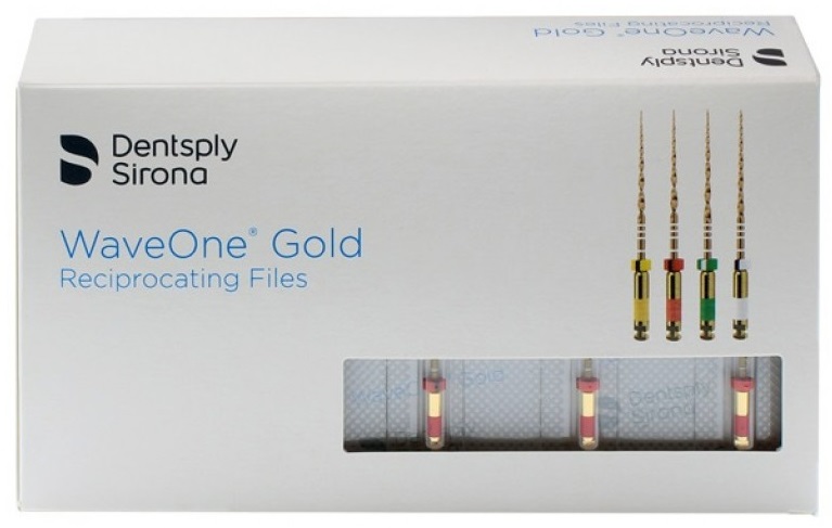 Wave One GOLD, 31 мм (Dentsply) Набор реципрокных стерильных файлов