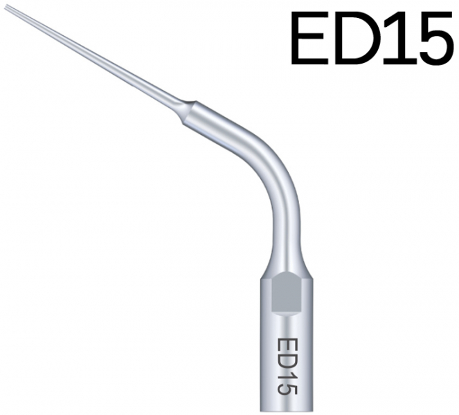 Насадка пьезоскалера Woodpecker ED15 (эндодонтическая, 16 мм)