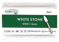 WSR01 - полум'я FL (Vortex) Полірувальний камінь для кутового наконечника на основі оксиду алюмінію, 1 шт