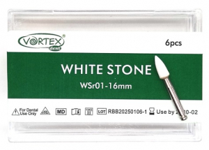 WSR01 - полум'я FL (Vortex) Полірувальний камінь для кутового наконечника на основі оксиду алюмінію, 1 шт