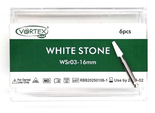 WSR03 – конус зрізаний CNC (Vortex) Полірувальний камінь для кутового наконечника на основі оксиду алюмінію, 1 шт