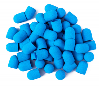 Колпачок шлифовальный OEM синий (на тканевой основе, грубый абразив, 10 шт)