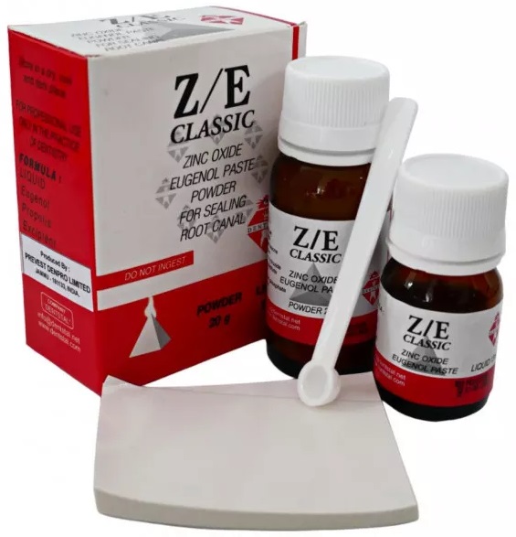 Z/E CLASSIC (Dentstal) Циноксид эвгенолова паста для пломбирования корневых каналов, 20 г + 10 мл