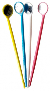 Зеркало с ручкой Luxor, одноразовое, 165х6 мм, 1 шт