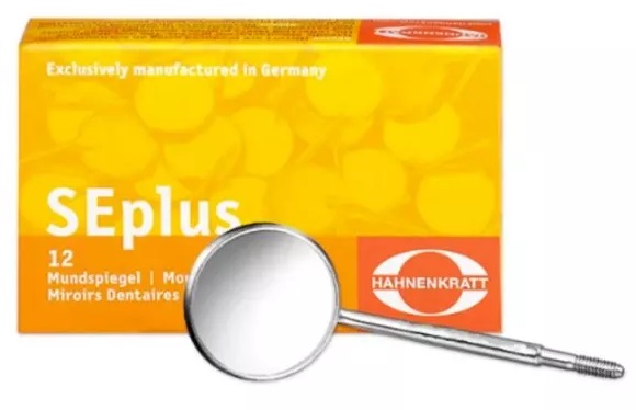 Зеркало стоматологическое Hahnenkratt Economy плоское №4 (REF.702X4)