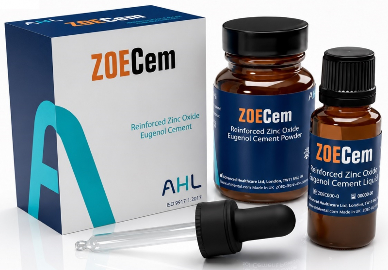 ZOECem, 40 г + 15 мл (AHL) Усиленный цинк-оксид-эвгенольный цемент