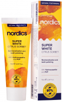 Зубна паста Nordics Cosmos Organic Super White, 75 мл