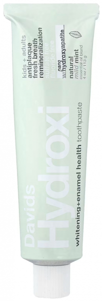 Зубная паста Davids Hydroxi детская + взрослая, мягкая мята, 113 г (премиум-класса, с наногидроксиапатитом) 850046443145